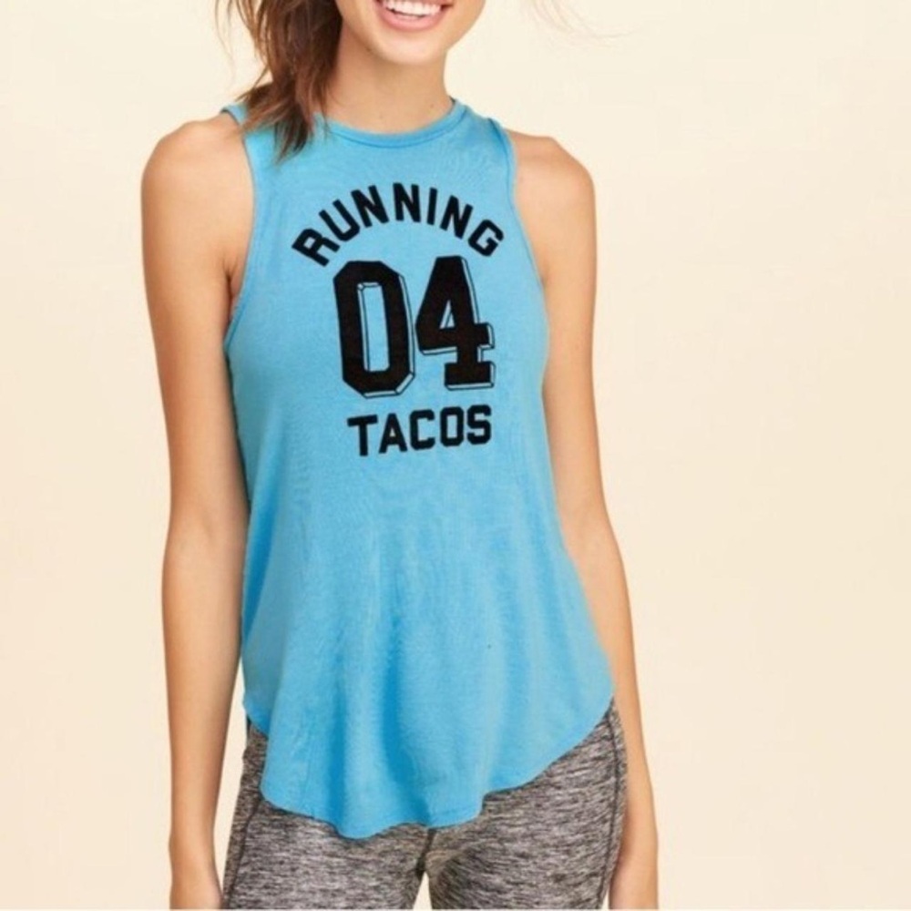 Hollister Running 04 Tacos open back Tank Top